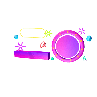 电商展台装饰立体c4dpng