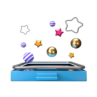 星星鎏金圆球展台背景板