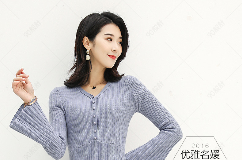 优雅连衣裙女装详情页