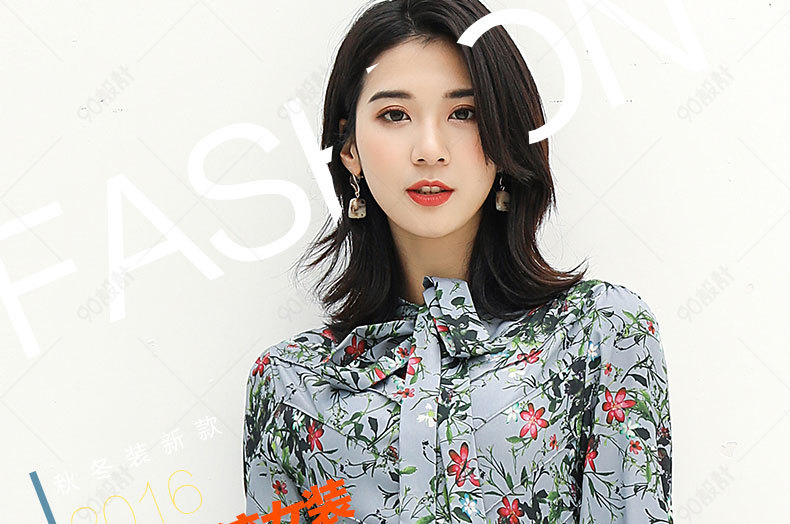 秋冬新款时尚潮流女装详情页