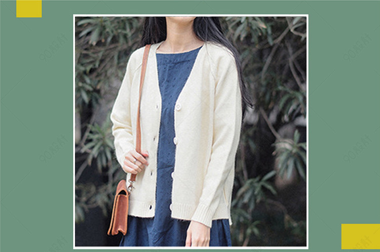 小清新针织衫详情页
