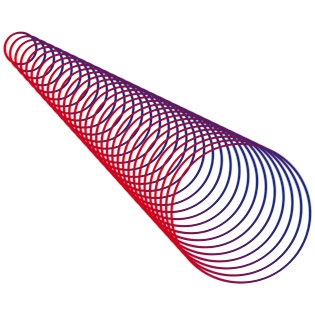 红蓝线条科技炫光背景