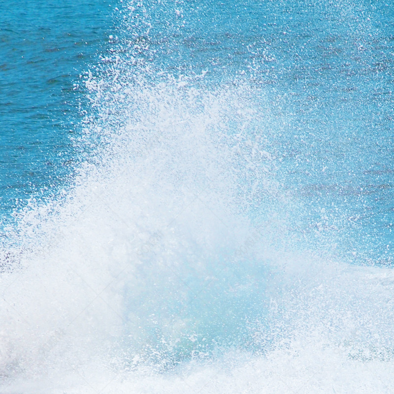 蓝色海滩波浪浪花主图直通车背景