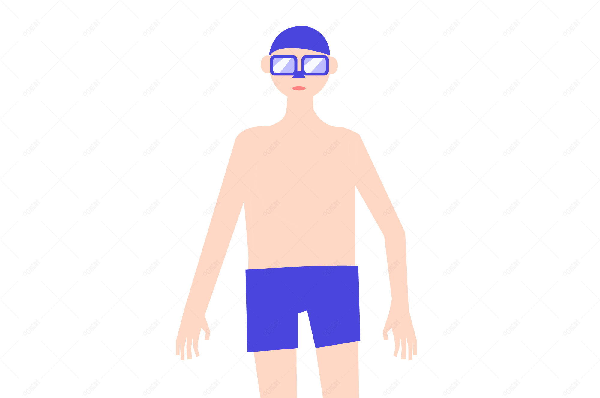 元素 类目:                                             卡通手绘