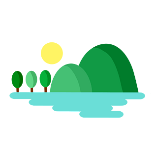 扁平山水图片大全_扁平山水图片素材【png免费下载】-90设计网