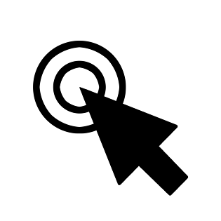 黑色鼠标点击图标素材pngpsd2000*2000金属标点符号免抠素材pngpsd