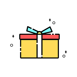 mbe风简约卡通礼盒礼品盒