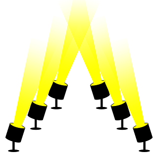 射灯pngpsd2000*2000手绘简约舞台灯光日光灯pngpsd2000*2000卡通女孩