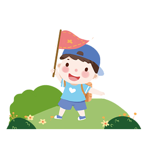 卡通清新踏青图片大全