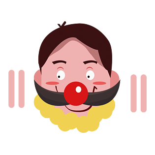 红鼻子动画人物图片