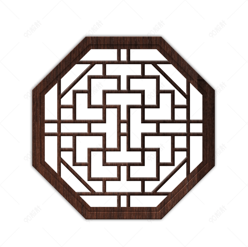 促销活动中国风窗户漏窗古代窗子钢笔源文件