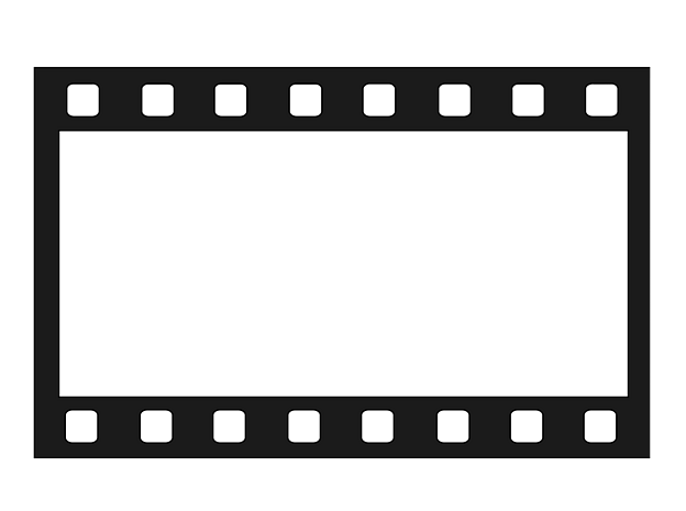 电影胶片效果边框装饰png素材