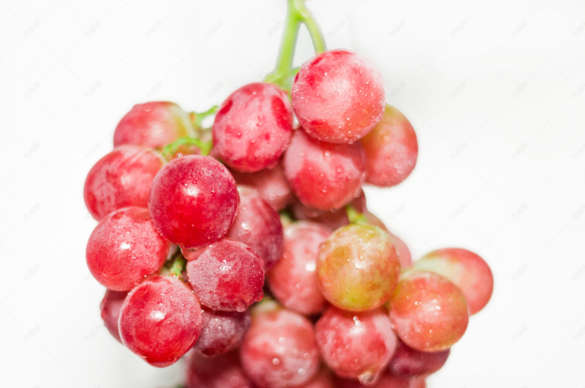 水果提子红提素材摆拍