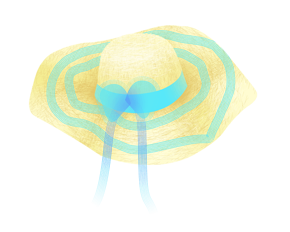 太阳帽卡通图片大全