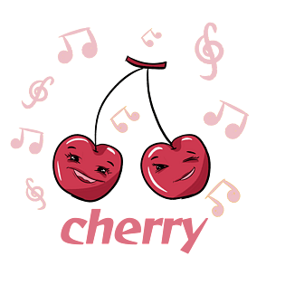 立夏节气夏日可爱水果漫画樱桃表情