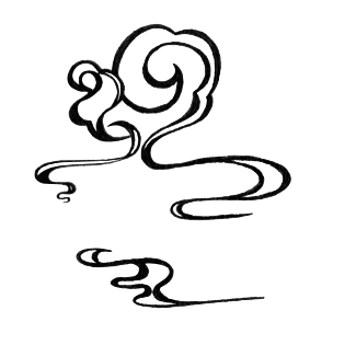 祥云黑色图片大全