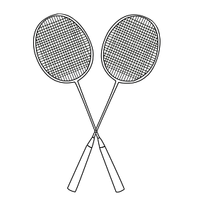 手绘羽毛球电脑简笔元素加入批量下载中国分手绘漂亮羽毛加入批量下载