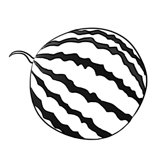 手绘水果西瓜免抠素材