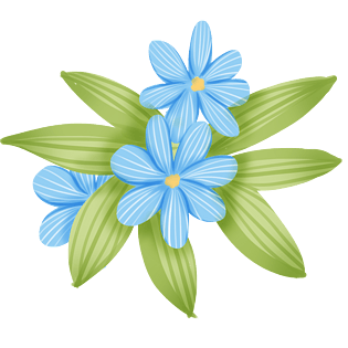 手绘卡通小雏菊免抠素材