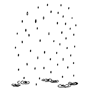 手绘雨滴图片大全