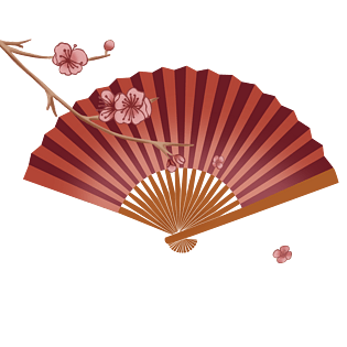 梅花扇子图片大全 梅花扇子图片素材 Png免费下载 90设计网