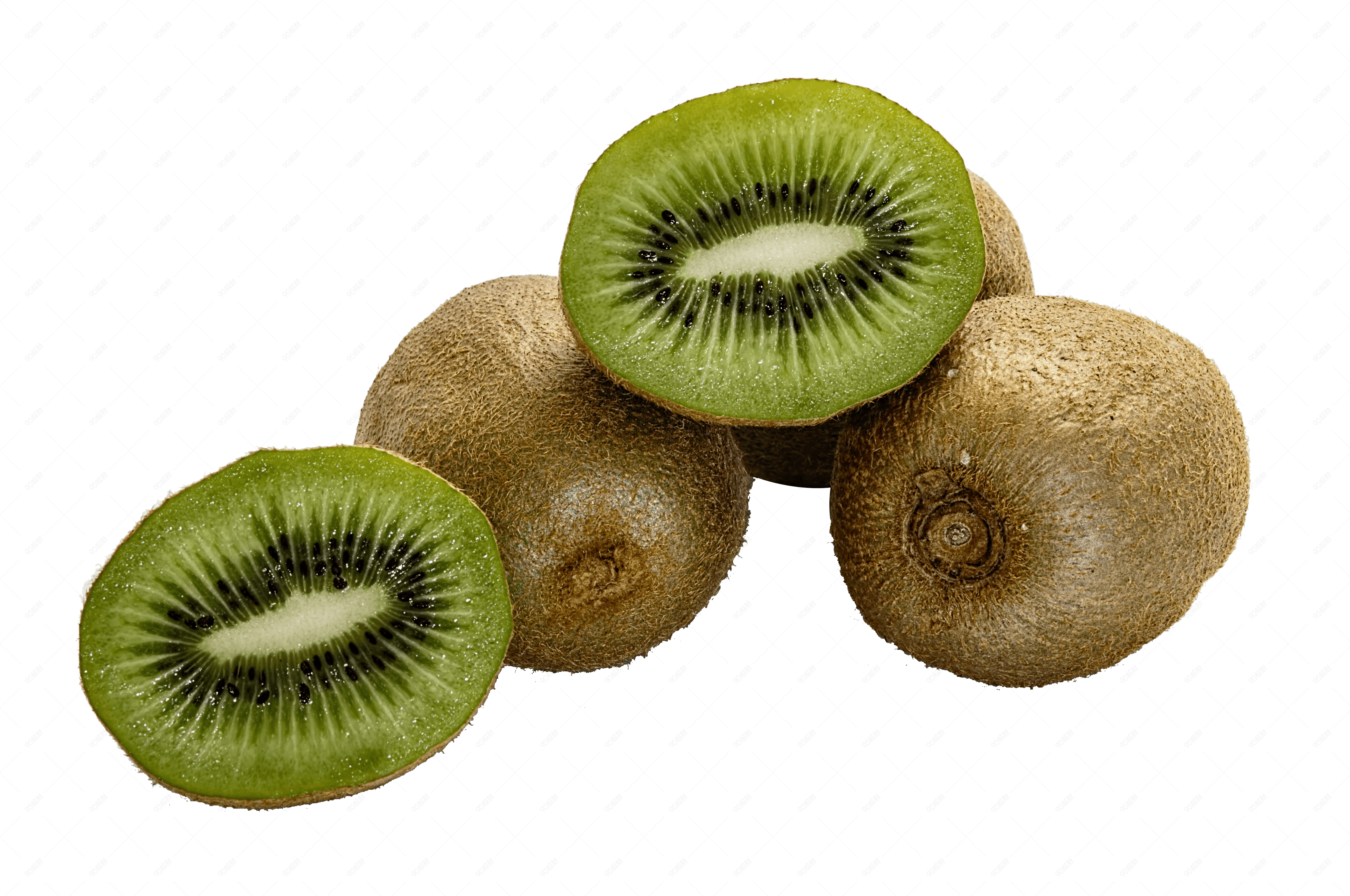 椭圆形的水果猕猴桃