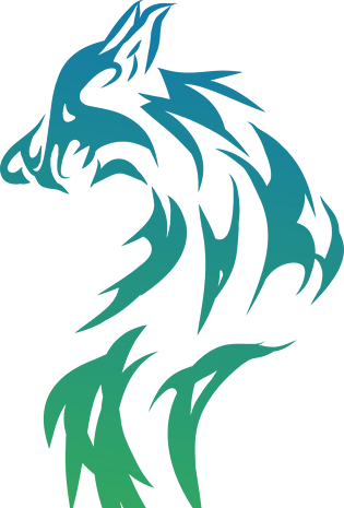 动画效果简笔画狼的图腾