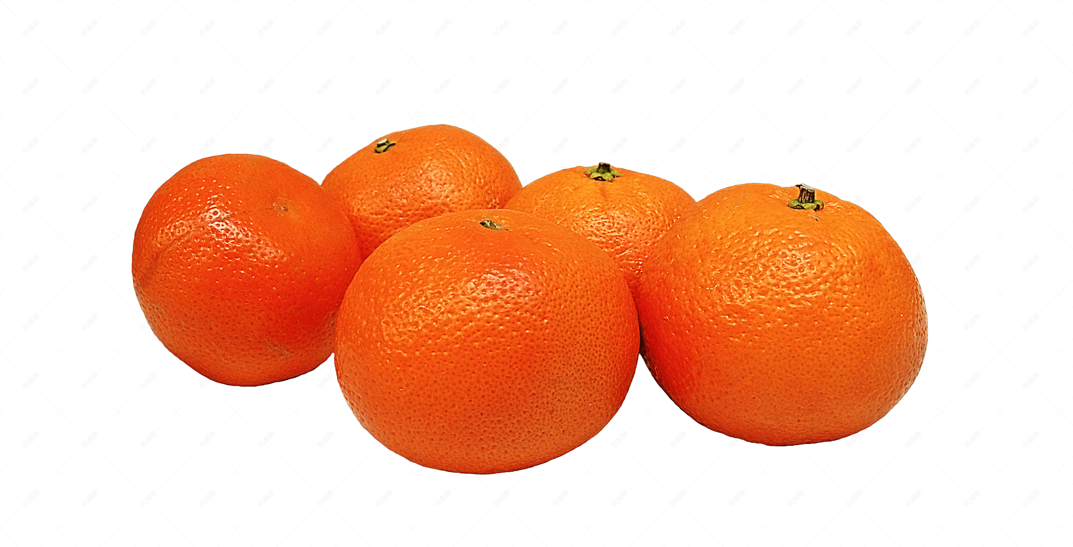 新鲜可口的橙色的橘子