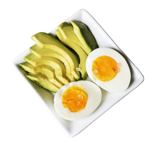 白色瓷盘里切片方瓜鸡蛋