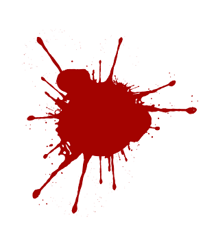 大红色喷溅墨点效果图案