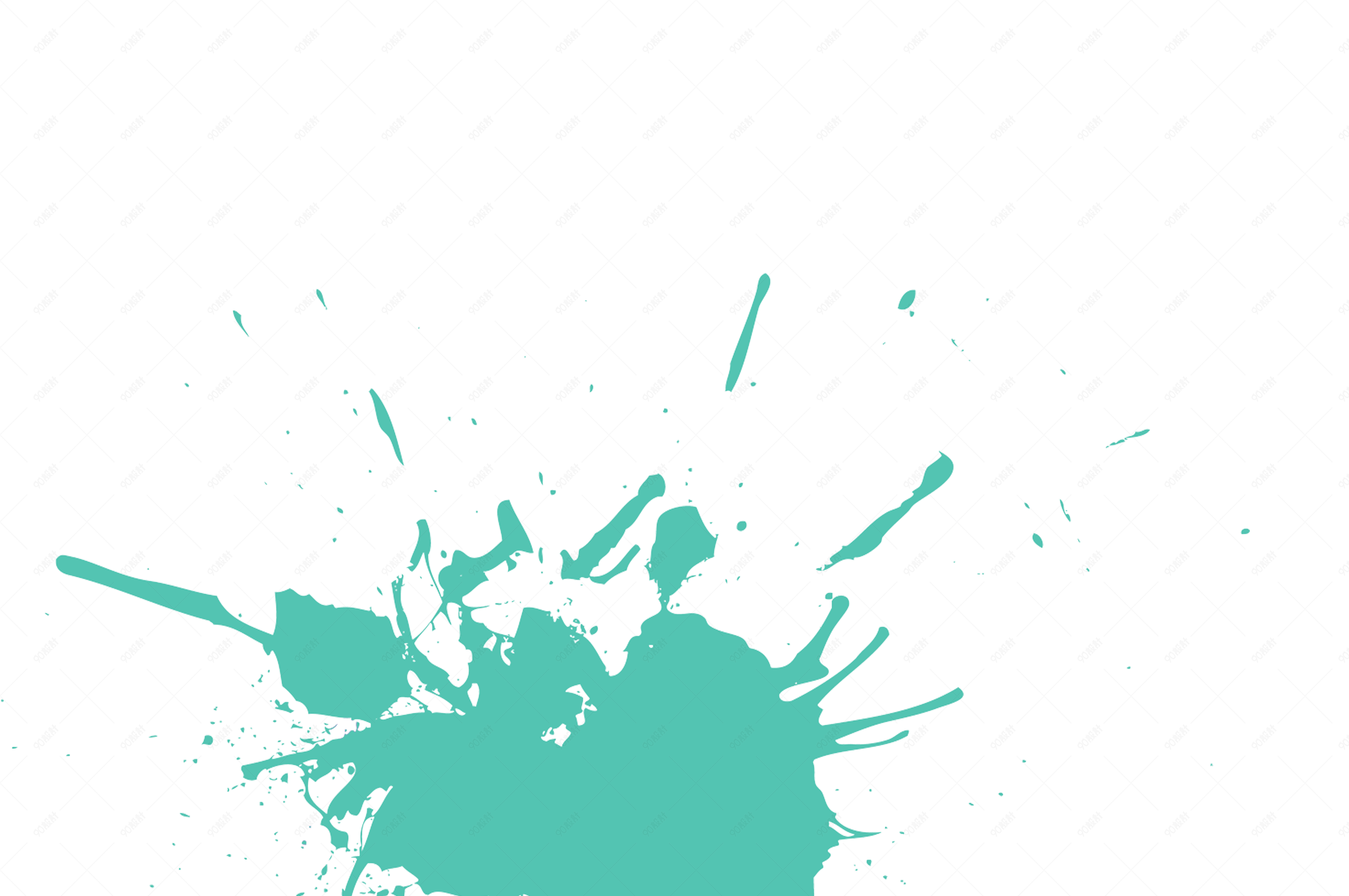 青色溅射喷溅效果图案