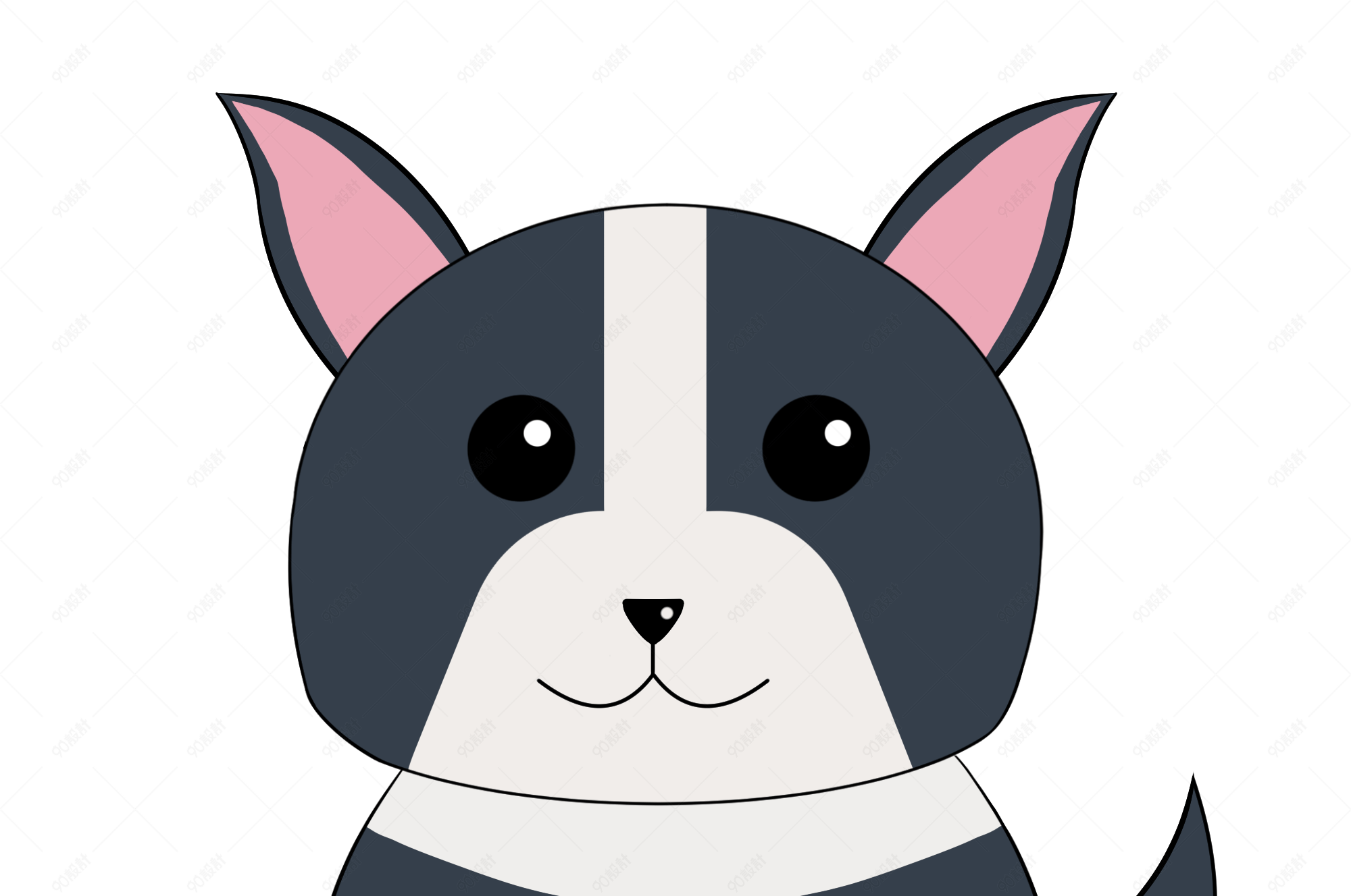 狗卡通宠物可爱狗汪星人卡通