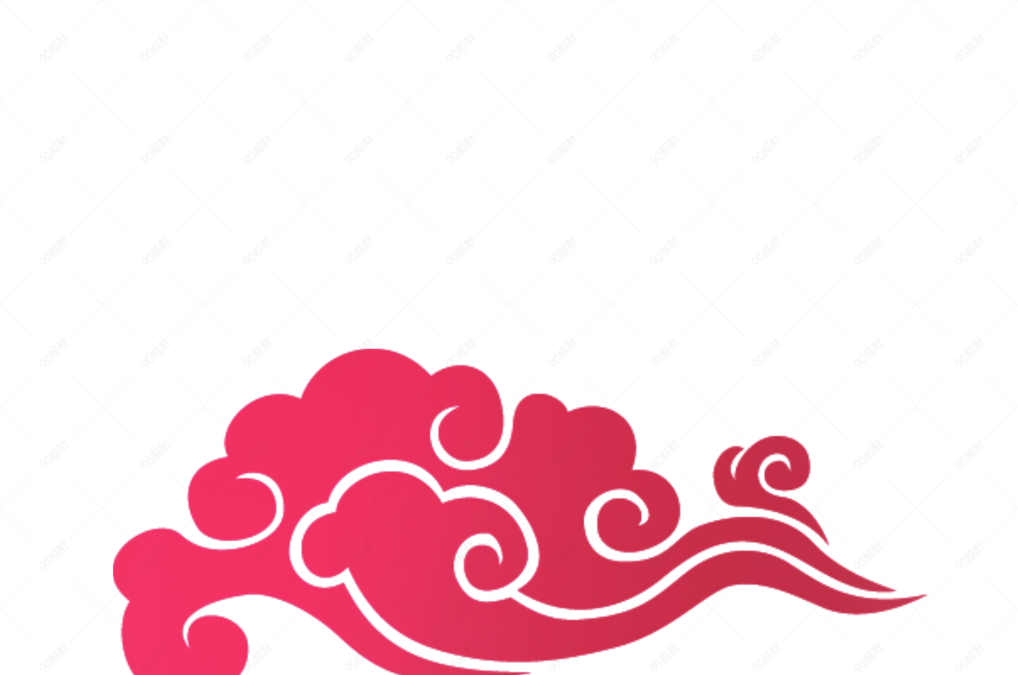 中国 古典 祥云 云纹 图案 装饰