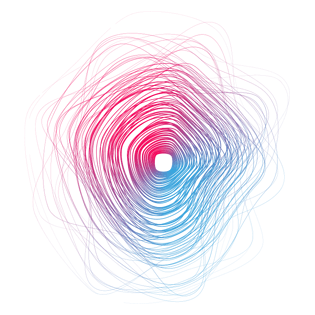 不规则线条渐变流线型