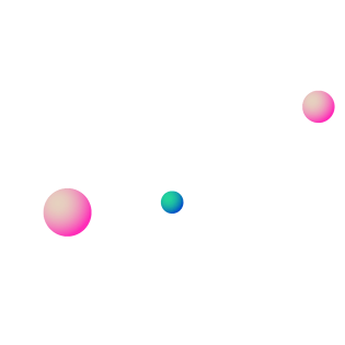 立体渐变小球节日装饰甜美糖果色