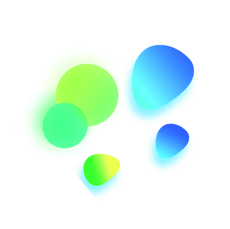 节日气氛渐变流体装饰透明免扣