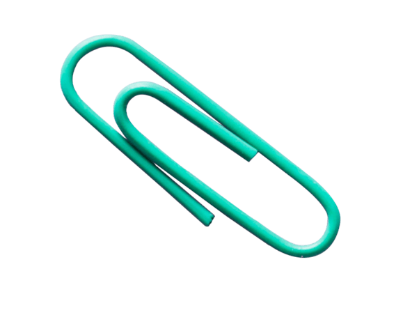 一个未被使用的回形别针