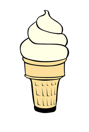 免扣香草冰淇淋图案素材