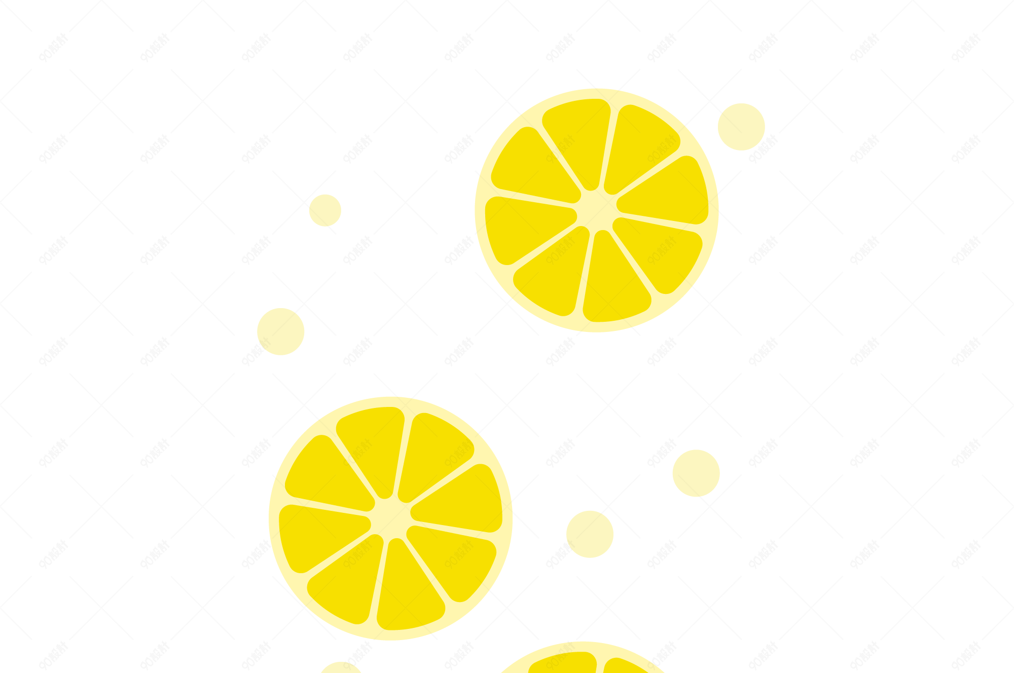 柠檬片美白气泡汽水果汁