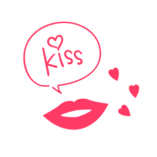 kiss漂亮的符号图片