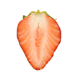 草莓纵切面图片