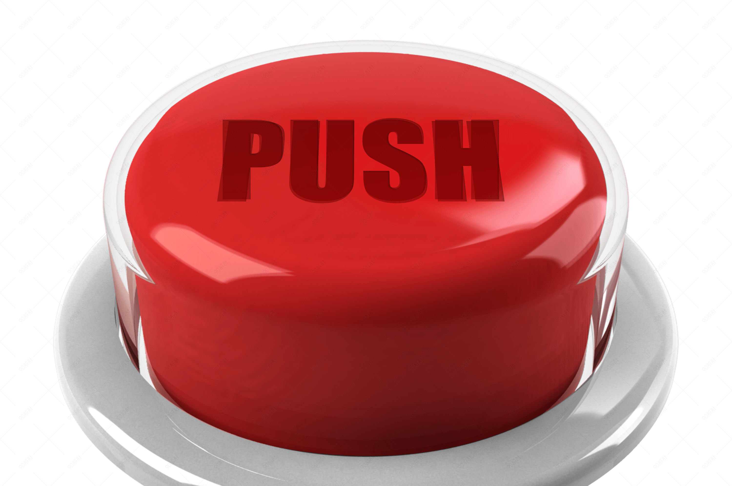 立体卡通圆柱按钮png