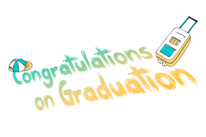 毕业季恭喜毕业艺术字