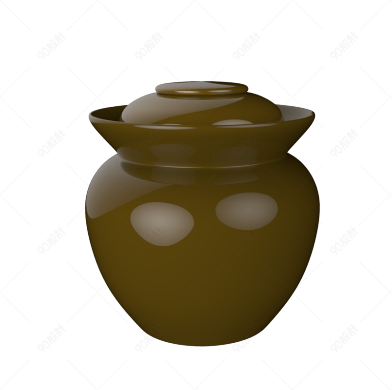 仿真陶瓷泡菜坛酒坛免抠素材