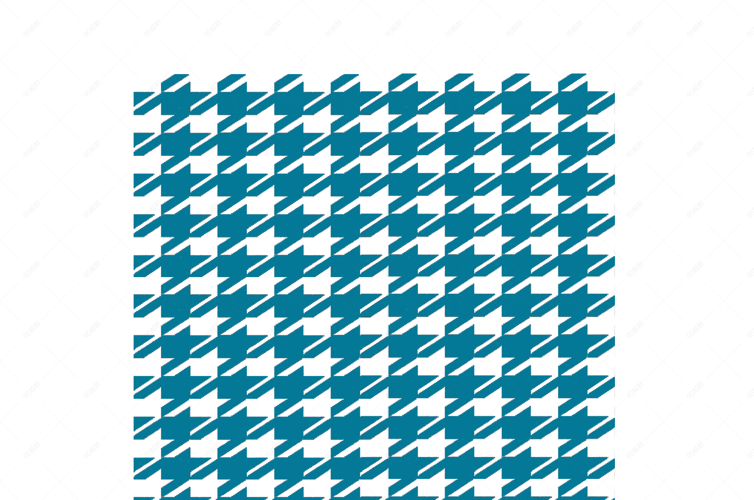 蓝色千鸟格纹免抠素材