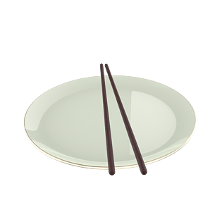 陶瓷盘子筷子餐具组合