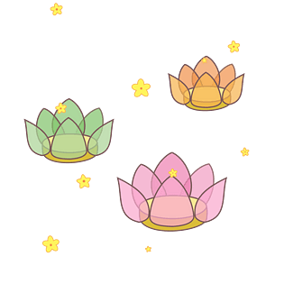 pngpsd2000*2000中秋节玉兔荷花莲花灯组合装饰pngpngpsd2000*2000