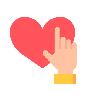 点赞爱心喜欢收藏矢量元素图标免抠