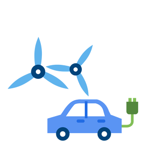 新能源汽车矢量元素免抠