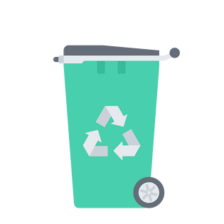 垃圾桶矢量元素免抠素材图标